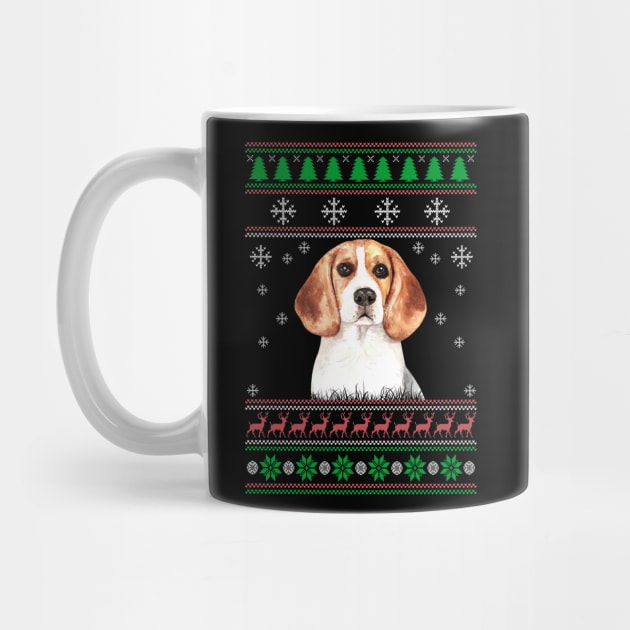 Cute Beagle Dog Lover Ugly Christmas Sweater For Women And Men Funny Gifts by uglygiftideas